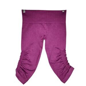 Lululemon In The Flow Crop Heathered Regal Plum Purple 6